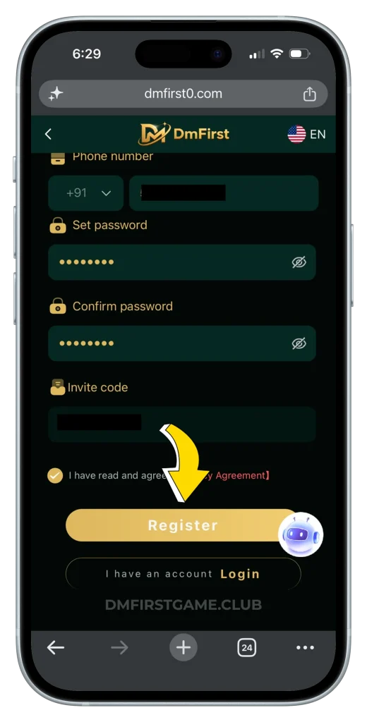 dmfirstgame-register